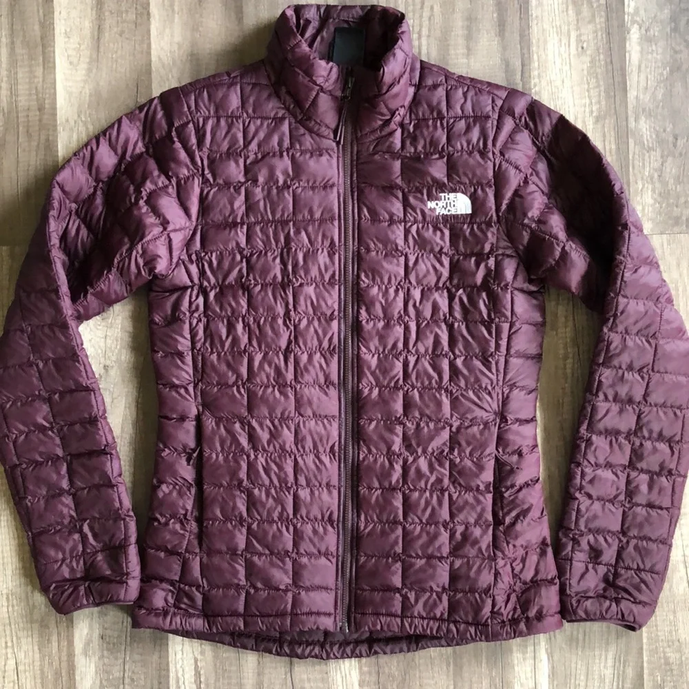 The North Face Thermoball Eco Jacket 2.0 Burgundy Purple XS - Picture 2 of 11